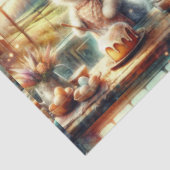 フローラファームハウスキッチンイースターバニーデクページ 薄葉紙 (詳細)