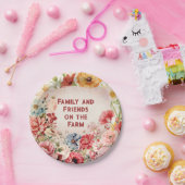 フローラファームパーティープレート ペーパープレート (パーティー)