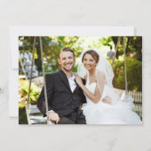 フローラファームブ素朴ー結婚ツのサンキューカード 招待状 (裏面)