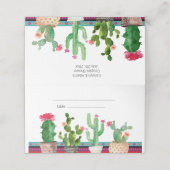 フローラフィエスタサボツカップルシャワー座席表 プレイスカード (外部開封)