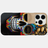 フローラフィエスタシュガースカル Case-Mate iPhoneケース (裏面 (横))