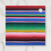 フローラフィエスタソンブレロベビーシャワーメッセージカード フェイバータグ (裏面)