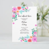 フローラフィエスタタコ'ブロブカップルのシャワー 招待状 (スタンド正面)