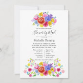 フローラフィエスタブライダルまたはベビーシャワーbyメール 招待状 (正面)