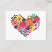 フローラフィエスタブライダルシャワーデイトナイトアイディア エンクロージャーカード (裏面)