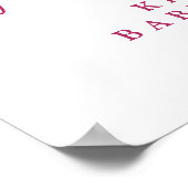 フローラフィエスタベビーシャワーウェルカム ポスター (角)