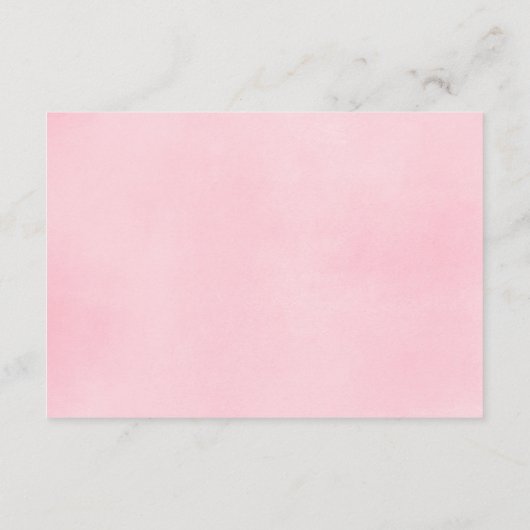 フローラフィエスタベビーシャワーブックのリクエスト挿入 エンクロージャーカード (裏面)