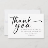 フローラフィエスタベビーシャワー サンキューカード (正面)