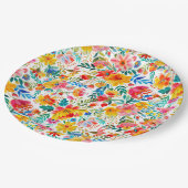 フローラフィエスタベビーシャワー ペーパープレート (アングル)