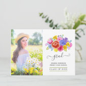 フローラフィエスタ卒業写真 案内状 (スタンド正面)