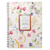 フローラフィットネス | モノグラムマインドセットのリセット ノートブック (正面)