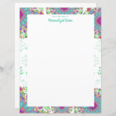 フローラフィン無線紙シート (正面/裏面)