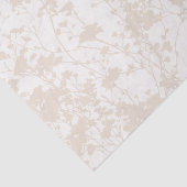 フローラフィールド(アイボリー – シャンパン) 薄葉紙 (詳細)