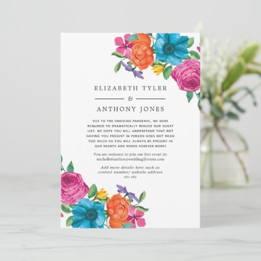 フローラフィ結婚エスタ減らスゲスト一覧 案内状 (スタンド正面)