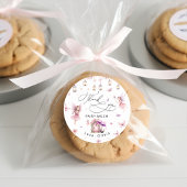 フローラフェアリーかわいいガーデンサンキューフェアリー ラウンドシール