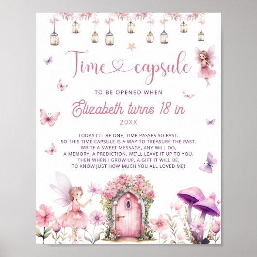 フローラフェアリーガーデンタイムカプセル ポスター (正面)