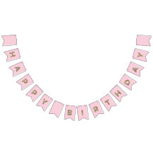 フローラフェアリーバタフライハッピーバースデーバナー