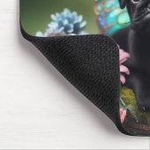 フローラフェアリーパグパピーマウスパッド マウスパッド (コーナー)