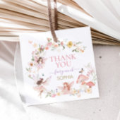 フローラフェアリーファースト誕生日パーティースクエア フェイバータグ