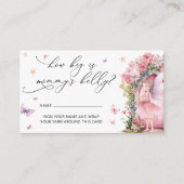 フローラフェアリープリンセスガーデンどのように大きなママの腹 エンクロージャーカード (正面)