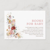 フローラフェアリープリンセスガーデンパーティーブックのためのベビー エンクロージャーカード (正面)