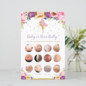 フローラフェアリーベビーまたはビールベリーベビーシャワーゲーム (スタンド正面)