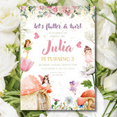 フローラフェアリー誕生日招待状ガーデンガールズ 招待状