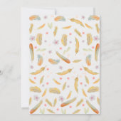 フローラフェザーズ〔雄ジカの〕枝角ウッドランドリハーサルディナー 招待状 (裏面)