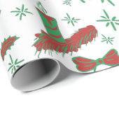 フローラフェスティバルイラストレーションメリークリスマス ラッピングペーパー (ロールコーナー)