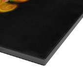 フローラフェニックスが燃えるような灰のファンタジーから上がる カッティングボード (角)