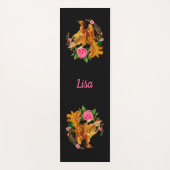 フローラフェニックスが燃えるような灰のファンタジーから上がる ヨガマット (正面)