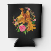 フローラフェニックスが燃えるような灰のファンタジーから上がる 缶クーラー (正面)