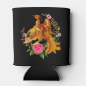 フローラフェニックスが燃えるような灰のファンタジーから上がる 缶クーラー (裏面)