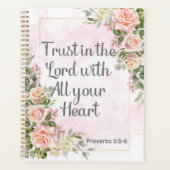 フローラフェミニンクリスチャン女性 プランナー手帳 (正面)