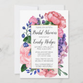 フローラフェミニンブライダルシャワー招待 招待状 (正面)