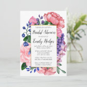 フローラフェミニンブライダルシャワー招待 招待状 (スタンド正面)