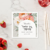 フローラフェミニンベビー開花ベビーシャワー スタンダードカクテルナプキン (インサイチュ)