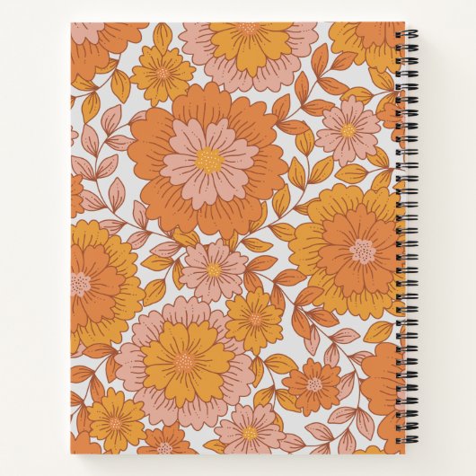 フローラフェミニンヴィンテージかわいらし学校 ノートブック (裏面)