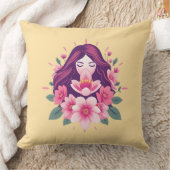 フローラフェミニン強化装飾用クッション クッション (ブランケット)