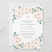 フローラフェミニン洗礼 招待状 (正面)