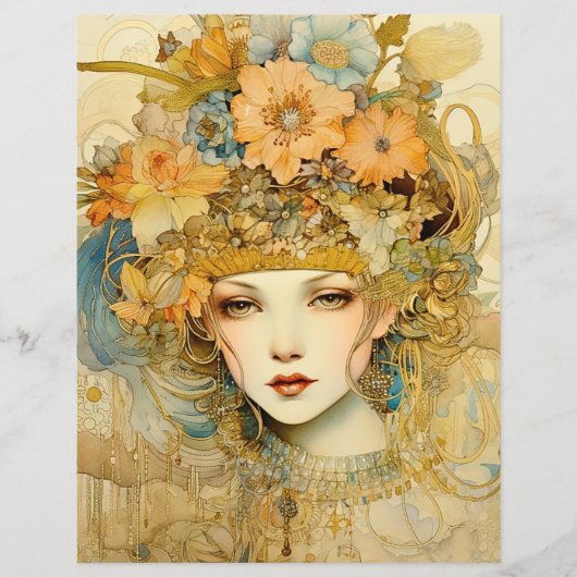 フローラフェムファタールスクラップブック紙 (正面)