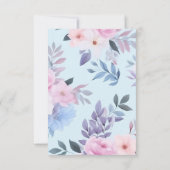 フローラフォトカードハッピーバースデーカード サンキューカード (裏面)