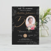 フローラフォトサプライズ50誕生日 招待状 (スタンド正面)