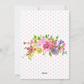 フローラフォトハッピー母の日からグループホリデー シーズンカード (裏面)