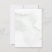 フローラフォトフレームダスティグリーンユーカリ 招待状 (裏面)