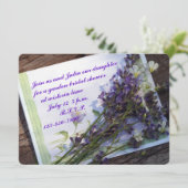 フローラフォトブライダルシャワーへの招待 招待状 (スタンド正面)