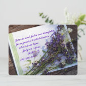 フローラフォトブライダルシャワーへの招待 招待状 (スタンド正面)