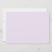 フローラフォトブライダルシャワーへの招待 招待状 (裏面)