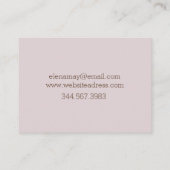 フローラフォト名刺 名刺 (裏面)