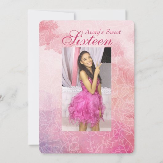 フローラフォト招待状 招待状 (正面)